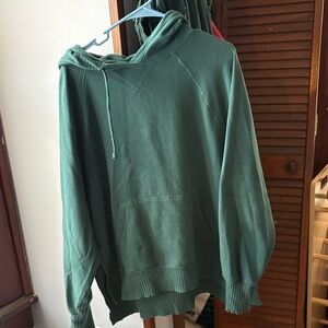 SO XXL Forest Green Fleece Pullover